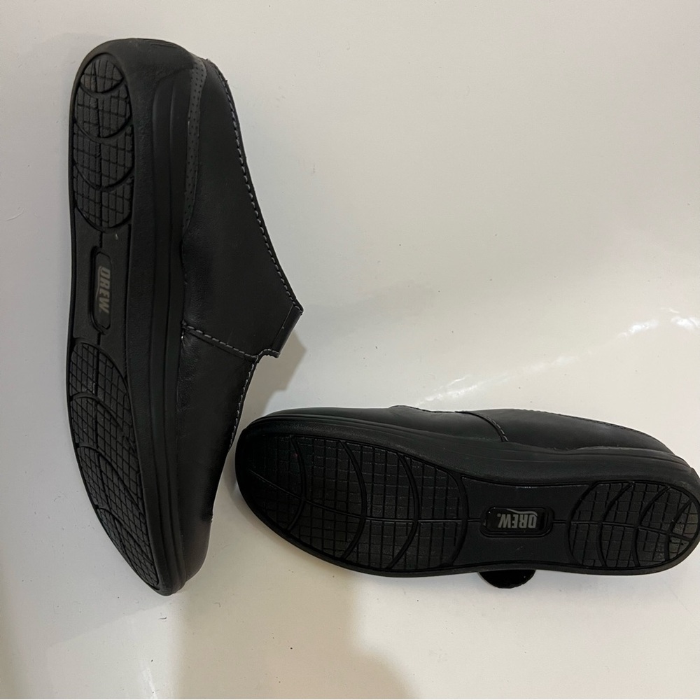 Drew Juniper Black Leather Mary Jane‎ Mule Size 7.5N - Picture 5 of 6